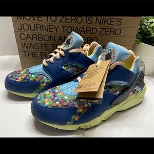 NEW Nike Air Huarache Crater Color Woven Blue Mens Shoes Sneaker 9-13